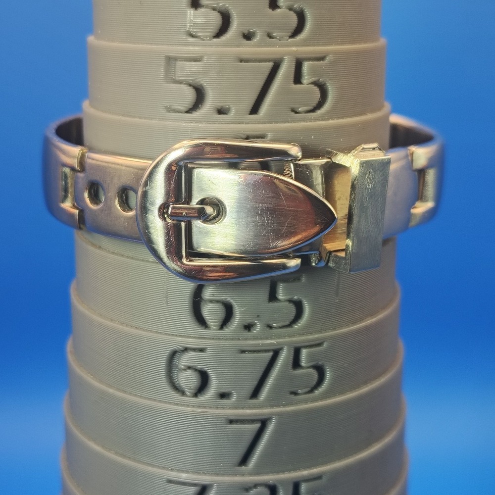 Vintage 1990 GUCCI Bangel Swiss Made Women's Quartz Luxury Watch SS Strap Resto - Picture 8 of 13